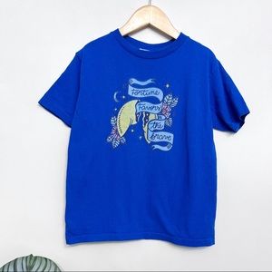 teepublic | fortune favors the brave fortune cookie tee 5t/6